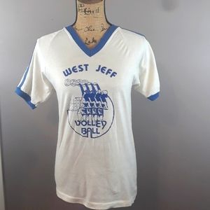 Vintage 1970s volleyball t-shirt